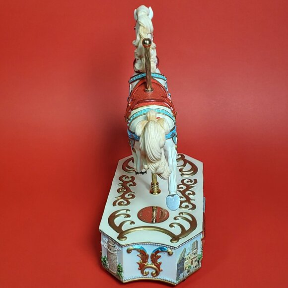 Carousel Horse Music Box - San Francisco Music Box Company Ltd. Ed. 333/7500 ✨ - Picture 5 of 11